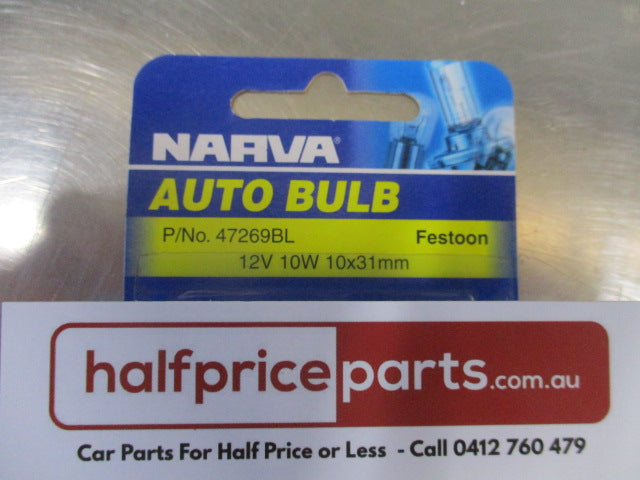 NARVA Festoon Interior Bulb Pack of 2 - New Part
