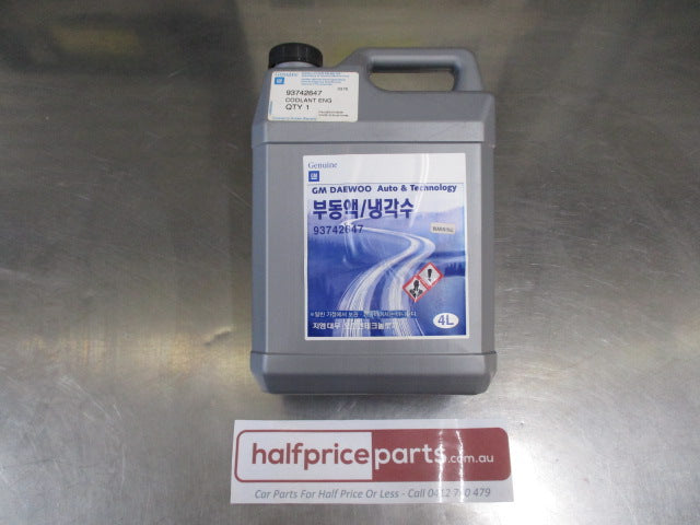 Holden Genuine Coolant Engine Red 4 Litre - New Part