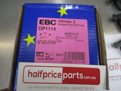 EBC Ultimax Front Disc Brake Pad Set Suits Audi/A4/A6 VW Passat New Part