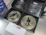 RDA Rear Disc Brake Rotors Slotted-Dimpled Suits Alfa 33 New Part