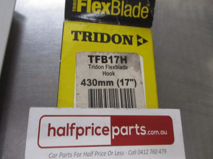 Tridon Flex 17 Inch (Single) Blade Wiper Blade Hook Arm Style Suits Listed Below New Part