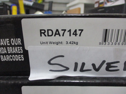 RDA Rear Disc Brake Rotors Slotted-Dimpled Suits Alfa 33 New Part