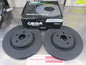 RDA Slotted And Dimpled Brake Rotor Pair 255mm Front -  New Part