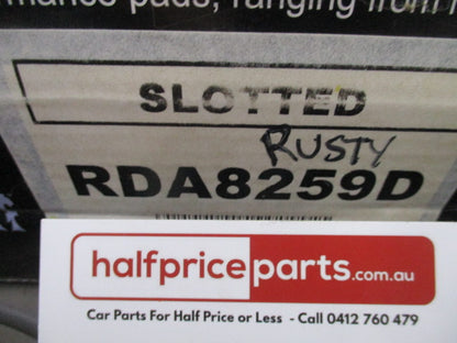 RDA Rear Disc Rotor 350mm Slotted/Dimpled Suits Nissan Y62 Patrol New Part (Seconds)