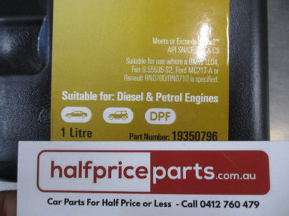 ACDelco Dexos 5W-40 1ltr Engine Oil New Part