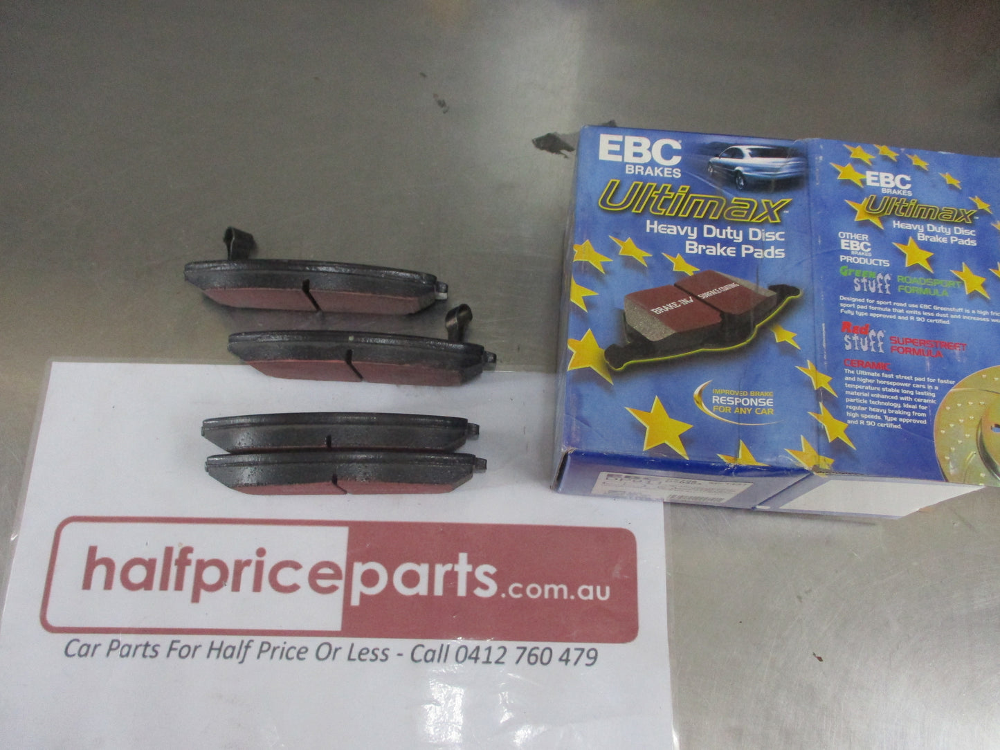 ECB Front Brake Pad Set Suits Honda Civic Shuttle New Part