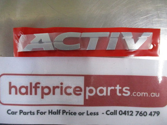 Mitsubishi Triton/Lancer Genuine ACTIV Chrome Emblem New Part