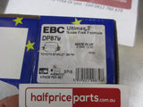 EBC Ultimax Front Brake Pad Set Suits Toyota Starlet New Part