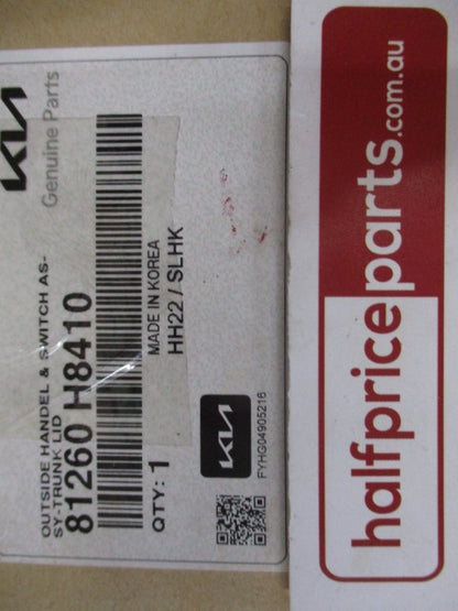 Kia Rio Genuine Boot Lid Outer Handle And Switch New Part