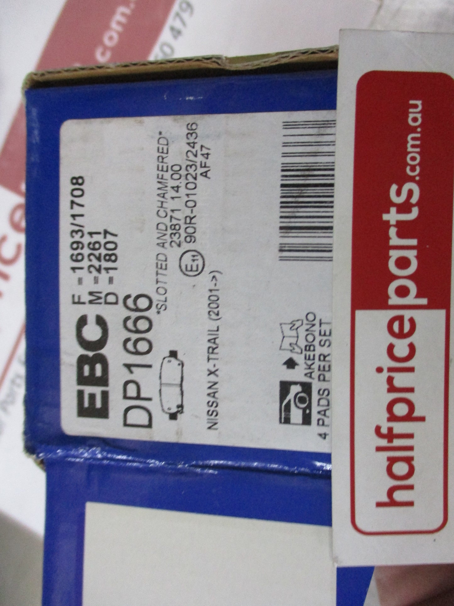 EBC Ultimax Rear Brake Pad Set Suits Nissan Xtaril/350Z/Elgrand/Stagea New Part