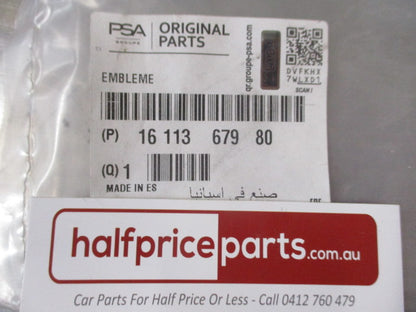 Citroen C4 Cactus Genuine Front Emblem Badges X2 New Part