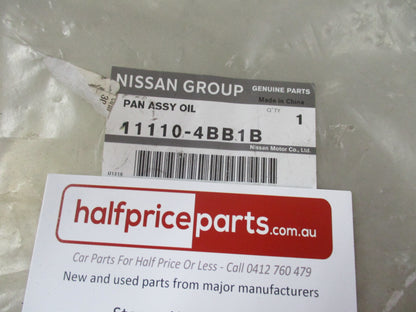 Nissan X-Trail Genuine Engine Oil Pan Assembly New Part