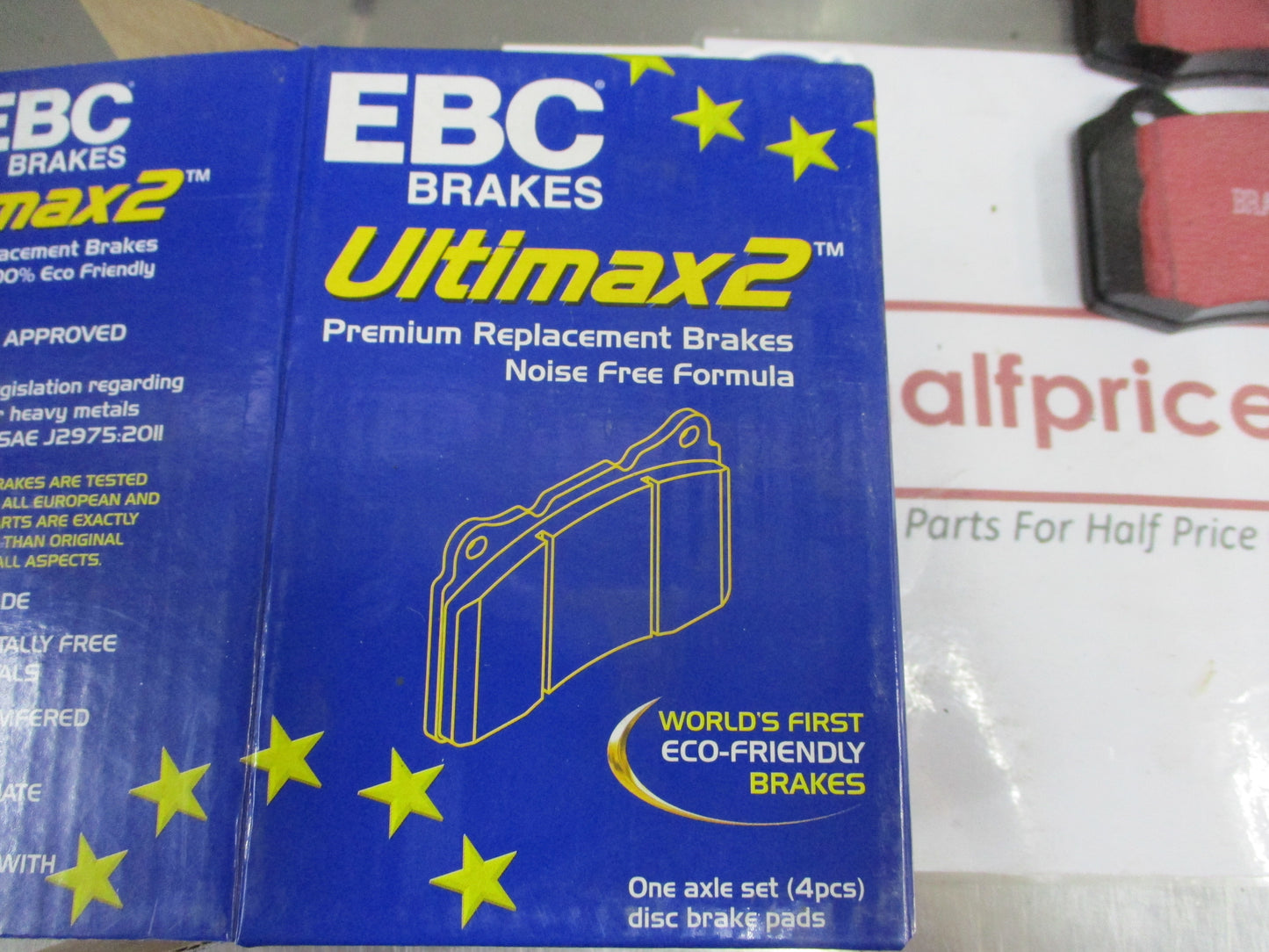 EBC Ultimax 2 Noise Formula Brake Pad Set Front Suits Peugeot 406 New Part