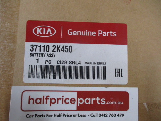 Kia Soul Genuine Starter Battery CCA410A New Part