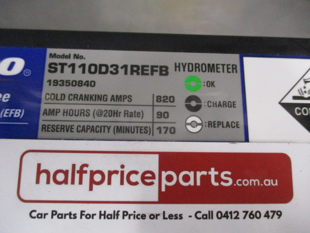 ACDelco Battery ST110D31REFB 820 CCA Premium Sealed Maintenance Fee EFB - New Part