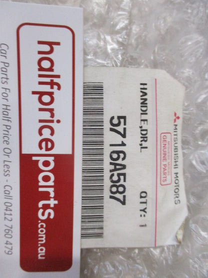 Mitsubishis Triton MQ/MR Genuine Front Left (Passenger Side) Outer Chrome Door Handle New Part