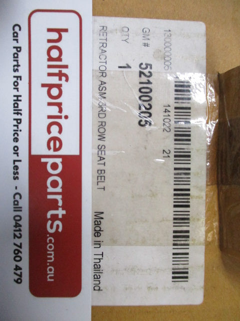 Holden Trailblazer Genuine 3 Row Left Rear Seat Belt Assy - New Part