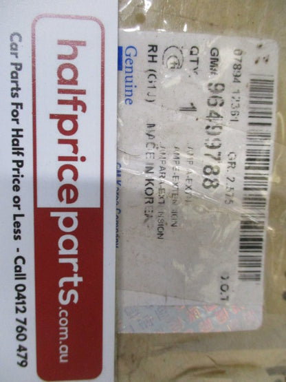 Holden Viva JF Hatchback Righthand Inner Tailgate With Bulbs - New Part