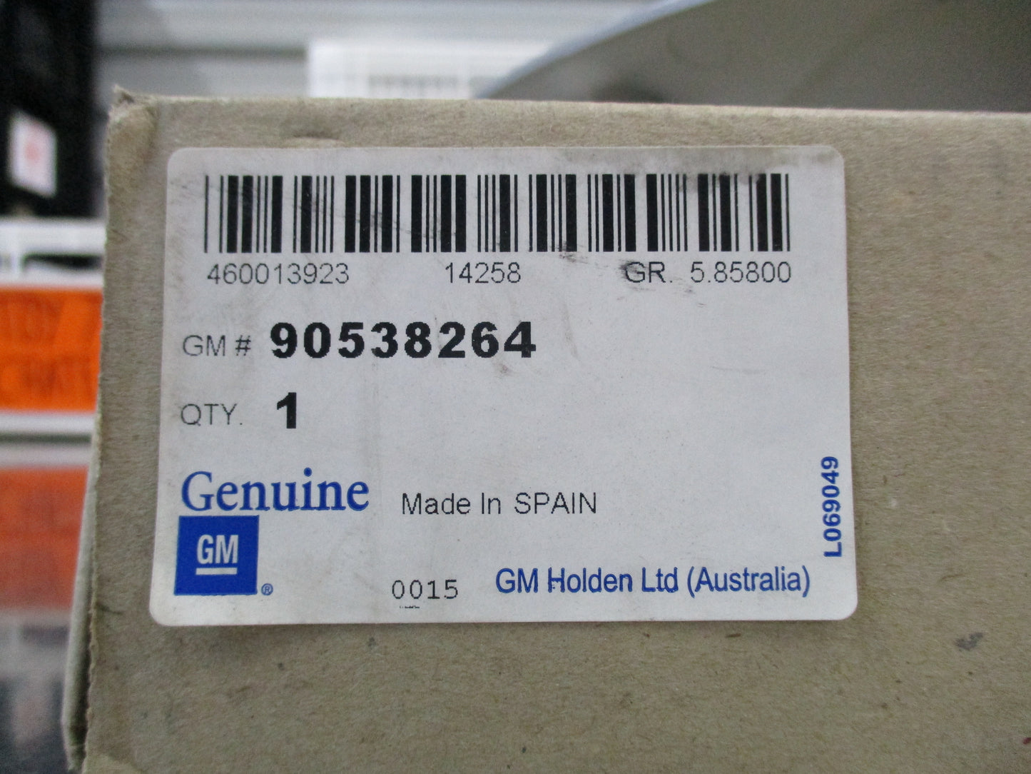 Holden Barina Genuine 13' Wheel Hub Cap New