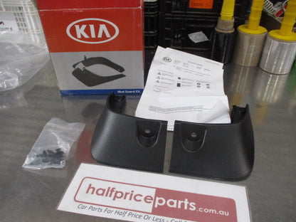 Kia Cerato Genuine Rear Mud Flap Set With Screws New Part
