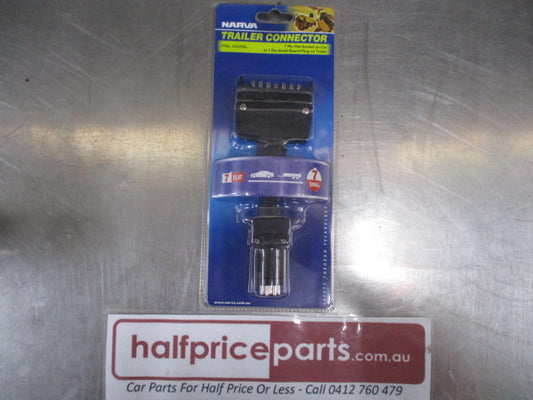 Narva Genuine Trailer Adaptor 7 Flat to 7 Small Round New Part