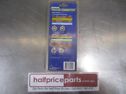 Narva Genuine Adaptor 6 Small To 7 Small Round Plug New Part