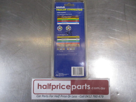 Narva Trailer Adaptor 6 Round To 7 Flat New Part