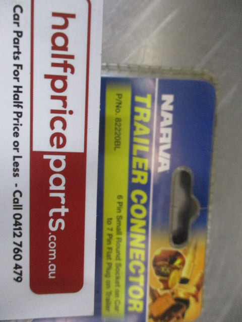 Narva Trailer Adaptor 6 Round To 7 Flat New Part