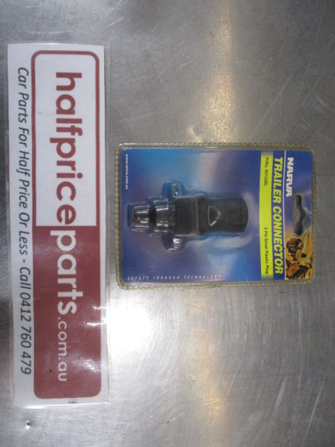 Narva 6 Pin Trailer Plug Round Small New Part