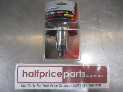 Repco Trailer Connector Metal Socket 7 Pin Small Round New Part