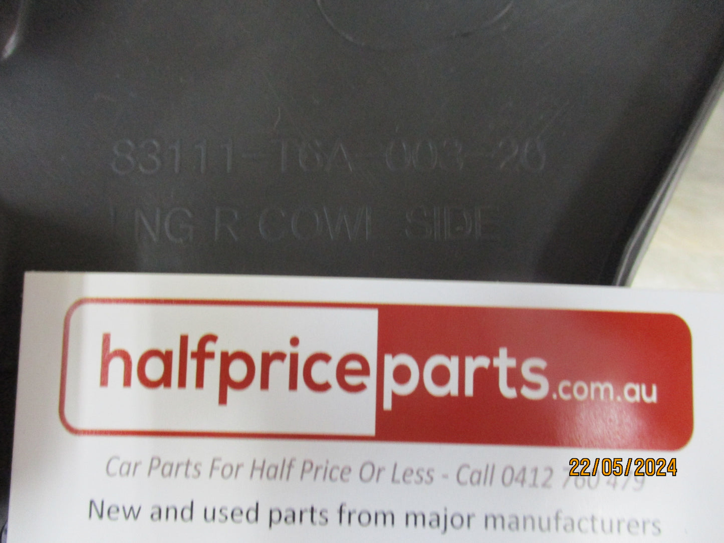 Honda Odyssey Genuine Drivers Lower Kick Trim Panel New Part