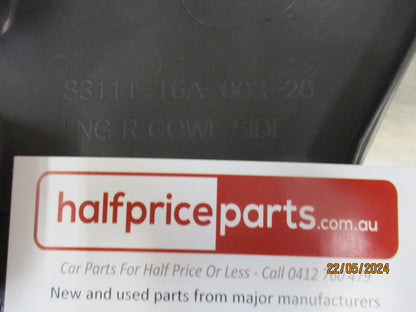 Honda Odyssey Genuine Drivers Lower Kick Trim Panel New Part
