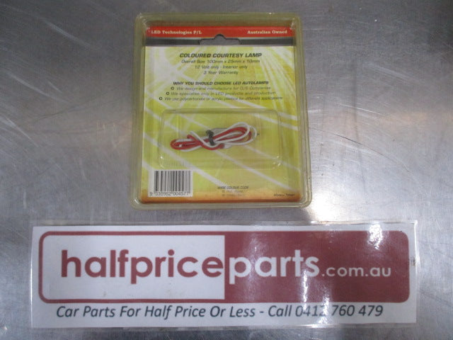 LED Autolamps Coloured Courtesy Lamp 4 Colours Available New Part