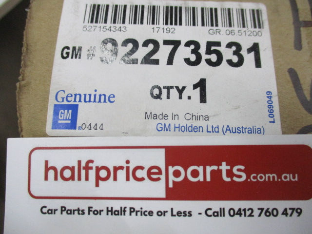 Holden VF HSV/GTS/SSV Genuine Flat Bottom Steering Wheel Leather (Black With White Stiching) New Part