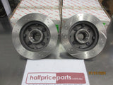 RDA Front Disc Rotors (Pair) Slotted-Dimpled Suits Ford Mustang New Part