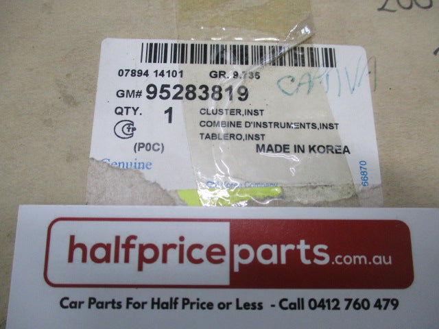 Holden Captiva Genuine Instrument Cluster Assy - New Part