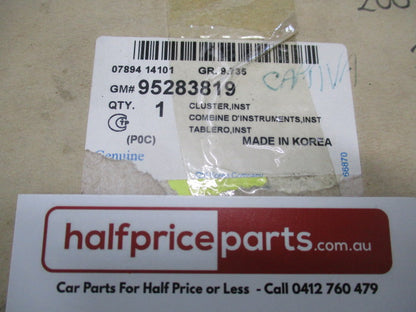 Holden Captiva Genuine Instrument Cluster Assy - New Part