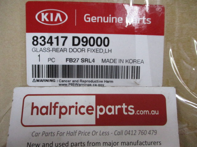 Kia Sportage Genuine Left Hand Rear Door Fixed Quarter Glass New Part
