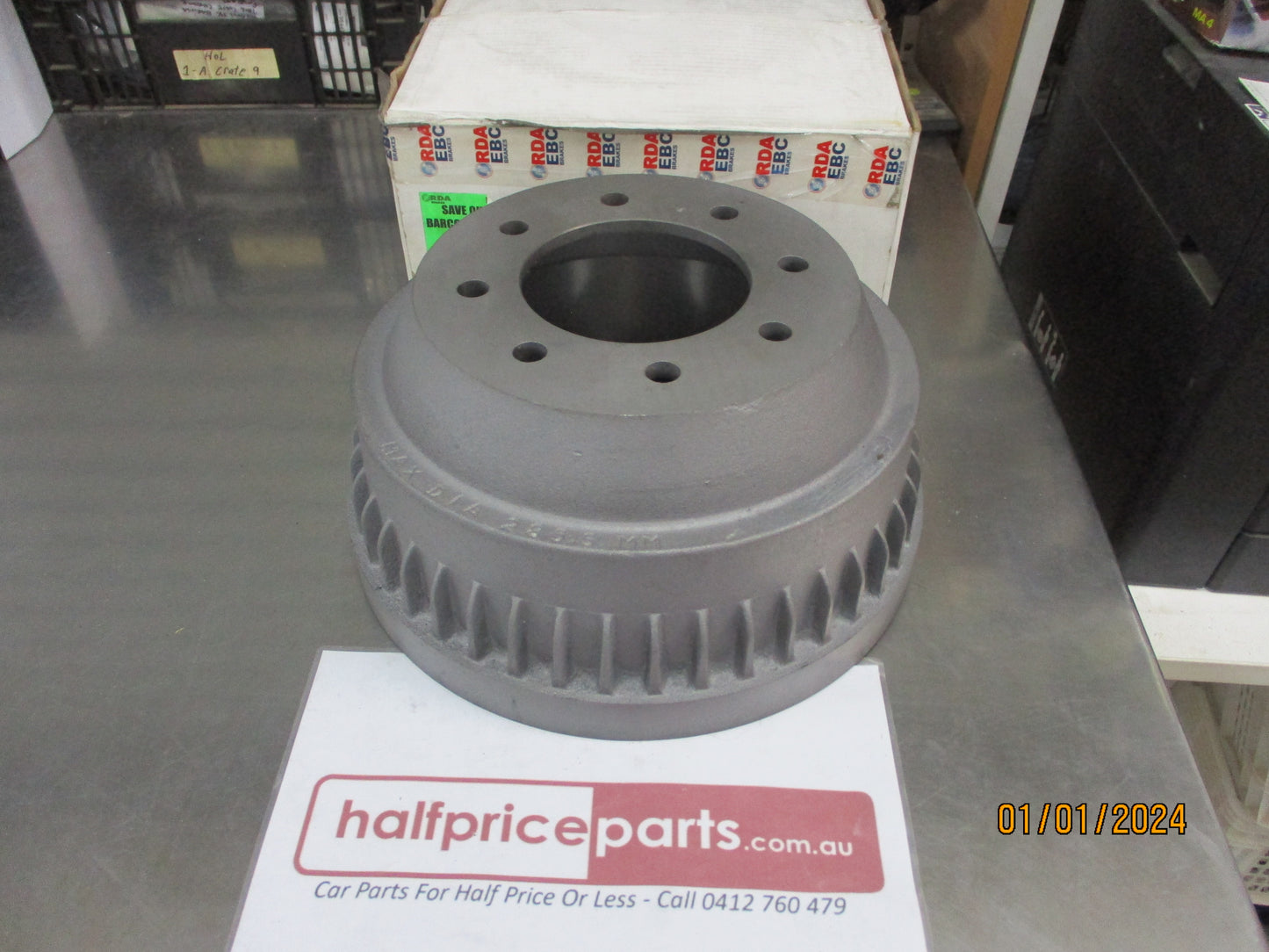 RDA Rear Brake Drum 13 Inch Suits Chevrolet C20 (SINGLE) New Part