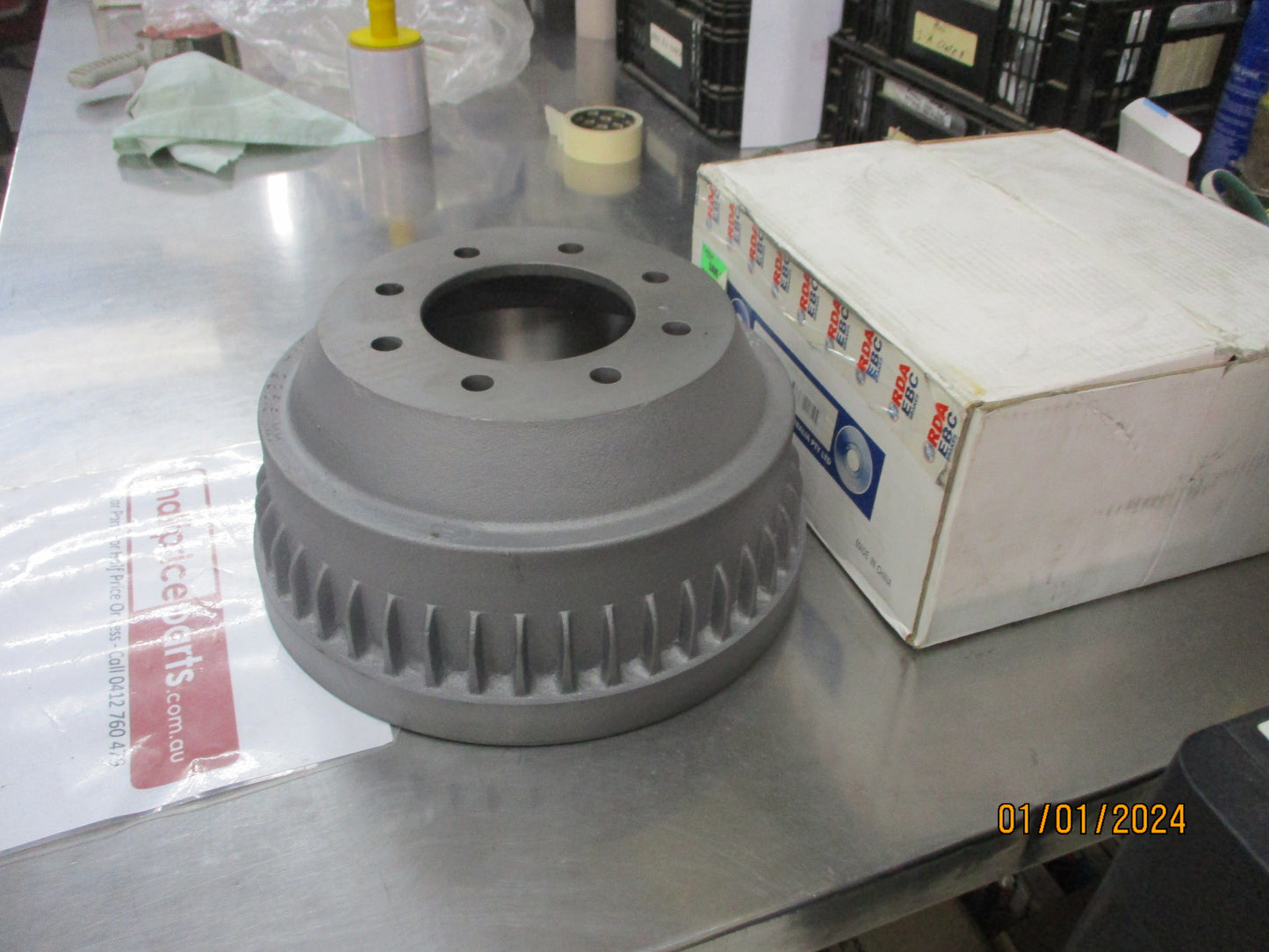 RDA Rear Brake Drum 13 Inch Suits Chevrolet C20 (SINGLE) New Part