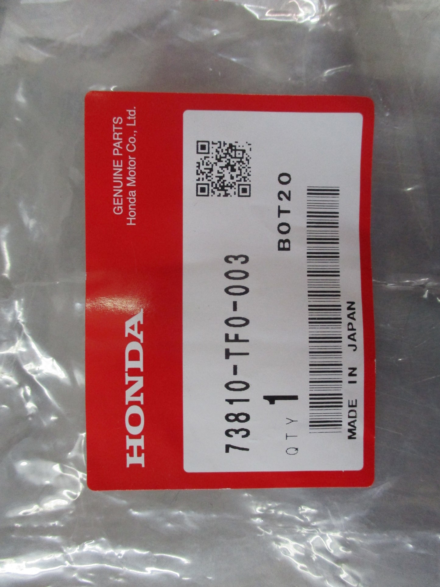 Honda Jazz Genuine Front Right Quarter Glass Garnish New Part