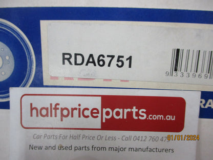 RDA Rear Brake Drum 13 Inch Suits Chevrolet C20 (SINGLE) New Part