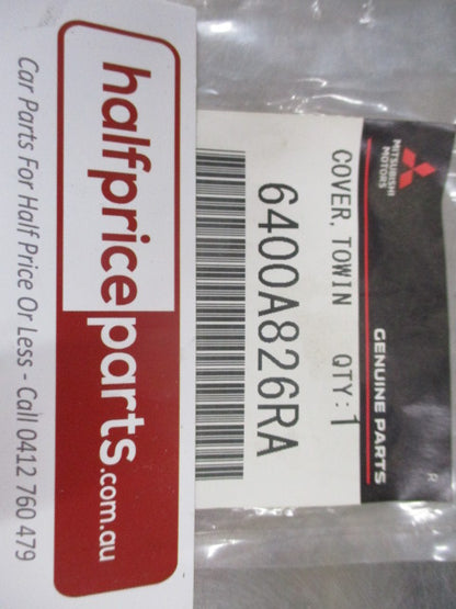 Mitsubishi Lancer Genuine Front Bumper Tow Eye Hook Cover (RED) New Part