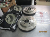 RDA Rear Disc Brake Rotors (Pair) Slotted-Dimpled Suits Volvo 760 New Part