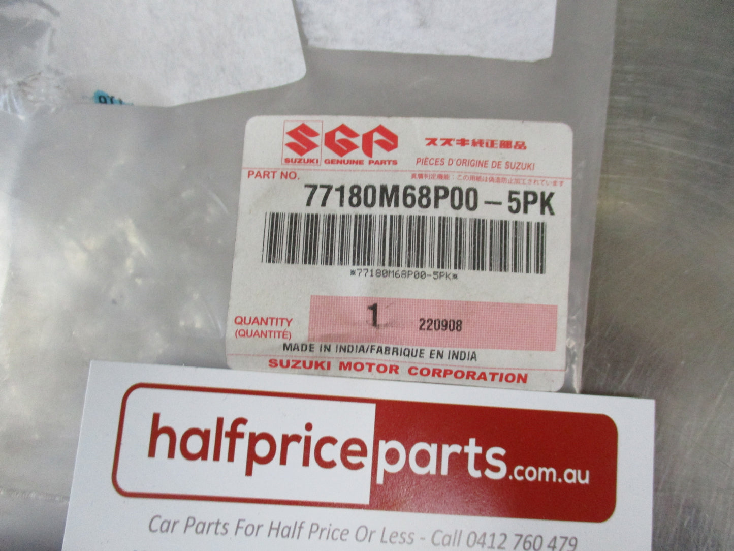 Suzuki Baleno Genuine Front Righthand Pillar Garnish New Part