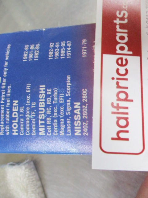 Valvoline Inline Fuel Filter Suits Holden/Mitsubishi/Nissan Various Models New Part