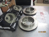 RDA Rear Disc Brake Rotors (Pair) Slotted-Dimpled Suits Volvo 760 New Part