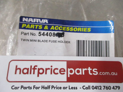 Narva Mini Blade Fuse Holder Twin 20a New Part