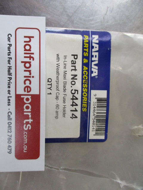 Narva Inline Maxi Blade Fuse Holder Water Proof Cap 60amp New Part