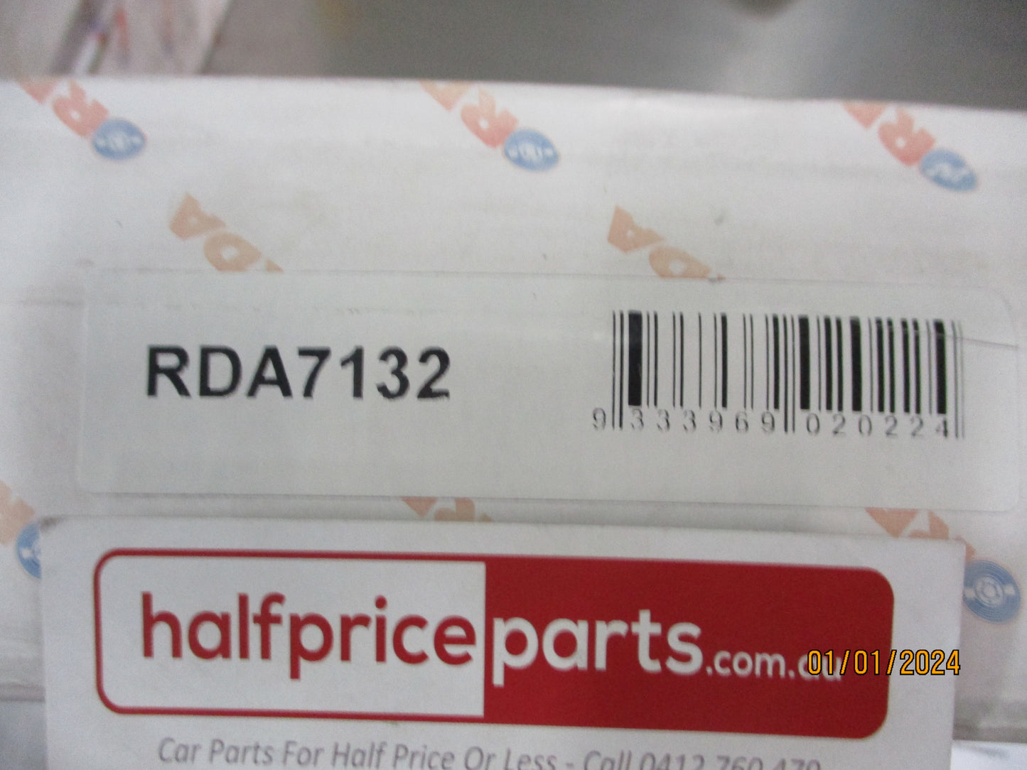 RDA Rear Disc Rotors (Pair) To Suit Renault 19 W/ABS New Part.
